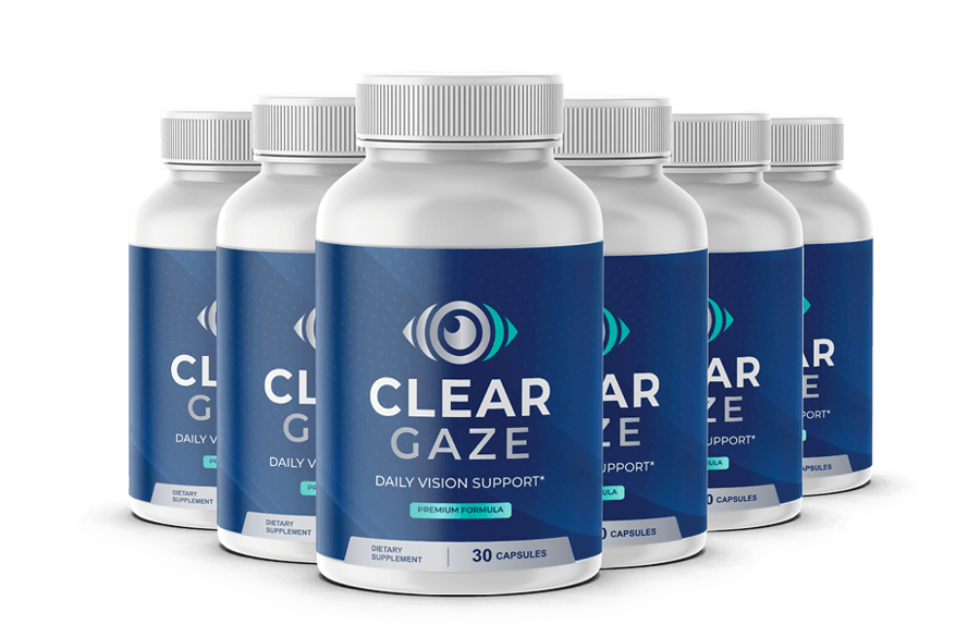 Clear Gaze vision support bottles